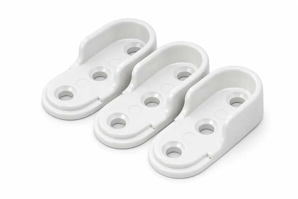 Oval Askı Flanş Beyaz